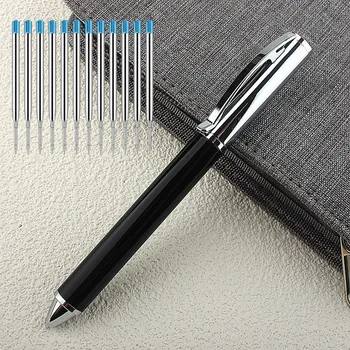 Calitate de lux Metal Pix Argint Metalic 0.7 mm Peniță cu Cerneală Birou Pen Rechizite Școlare