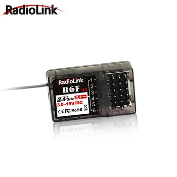 Radiolink R6F Receptor 6 Canale 2.4 GHz pentru Masina RC cu Barca și Transmițător Radio Telecomanda RC6GS V2/RC4GS V2/T8FB/T8S
