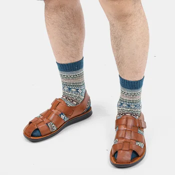 Confortabil Usor Bărbați Sandale De Vară Roma Stil De Pantofi Casual De Zi Cu Zi De Vacanta De Sex Masculin Încălțăminte Plat Sandale De Plaja