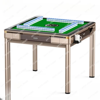 Smart Mahjong Mașini Automate De Uz Casnic Masă Cu Dublă Utilizare Mut Încălzire Pliere Masă Mahjong