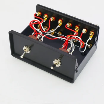 Mare versiunea curentă 2 amplificator de putere de comutare 2 perechi de boxe, PK sunet audio comutator comutator