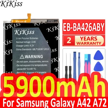 KiKiss EB-BA426ABY EBBA426ABY 5900mAh Baterie pentru Samsung Galaxy A42 A72 Înlocuire Baterie de Telefon cu acces Gratuit la Instrumente
