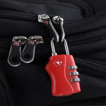 Portabil pentru Bagaje de Blocare Anti-furt Blocare TSA Vamale în condiții de Siguranță de Blocare Codul de Blocare 3 Cadran Cifre Combinație de Blocare Combinație de Blocare