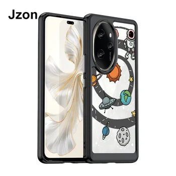 Jzon Pentru Onoarea 100 Pro 5G Caz de Telefon Planeta Stil Clar Capacul din Spate Coajă de Protecție la Șocuri