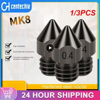 1/3PCS Noi MK8 Oțel Călit Duza Extruderului Cap Pentru A8 A8Plus Ender 3 CR10 Imprimantă 3D Piese de Actualizare 1,75 mm Duze de 0.2-1.0 mm