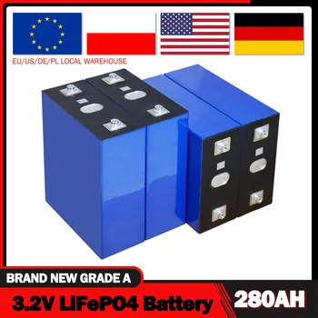 4/8/16/32PCS 3.2 V 280Ah LiFePO4 Celule de Înaltă 1C de Descărcare de gestiune Curent Bateria pentru DIY 12V 24V 48V Litiu Fosfat de Fier Bateria