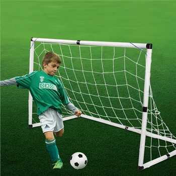 1 Set Sport Fotbal Criteriu Obiectiv de Fotbal și Net Copii Joc de Fotbal de Curtea Scolii Jocuri și de Formare ( 675CM Înălțime ) de Fotbal