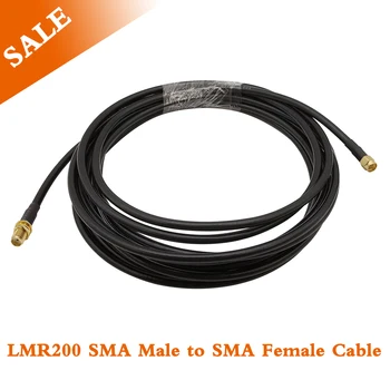 1-15M ALSR200 LMR200 Extensie Cablu SMA tată să-SMA Female RF Coaxial Antena Conector SMA Plug la Jack Bulkhead Coadă de Sârmă