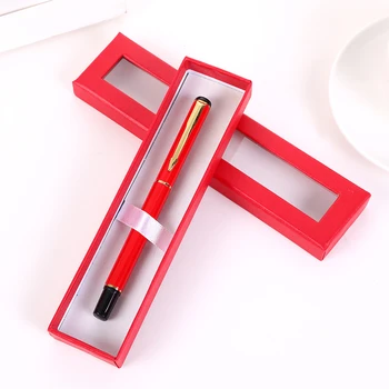35pcs Gol Stilou Cutie de Cadou din Carton Caz cu Fereastra Clar pentru Bijuterii Creion Pix Stilou de Afișare