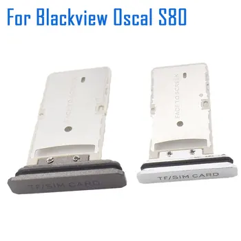 Nou, Original, negru vezi OSCAL S80 Tăvița Cartelei SIM Slot pentru Card Sim Holder Accesorii Pentru Blackview OSCAL S80 Telefon Inteligent
