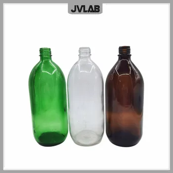 Reactiv Sticla Pentru Dispenser din Sticla bruna Sticla de 500 mL Solvent Transparent Sticla de 1000 mL Potrivit Pentru Sticla de Sus Dozator