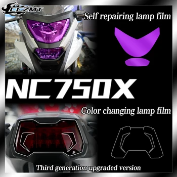 Pentru Honda NC750X NC 750 X NC750 X 2021 Faruri Film Transparent Afumat Negru Folie de Protectie Oglinda Retrovizoare Impermeabil Film