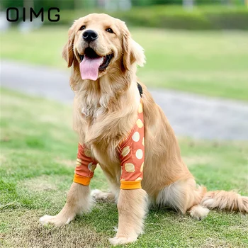 OIMG animale de Companie Genunchi Protecție de Praf și Protecție Abraziune Mare de Câini de talie Medie Articulațiilor Golden Retriever Câine Cot Îmbrăcăminte de Protecție