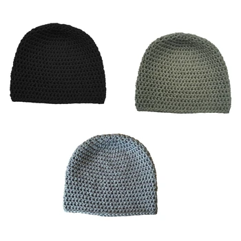 Iarna Cald Rece Protectii Pălărie Tricotate Pălării Beanie Unisex Casual în aer liber Pălărie N7YD