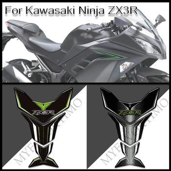 Motocicleta Autocolante, Decalcomanii Emblema Logo-ul de Protecție de Gaze păcură Kit Genunchi Rezervor Tampon Pentru Kawasaki Ninja ZX3R ZX 3R ZX-3R 300