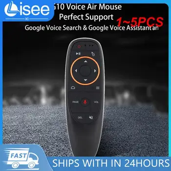 1~5PCS RF Giroscop G10 Voce Inteligent de Control de la Distanță pentru Android TV Box PC-ul Wireless Air Mouse IR de Învățare