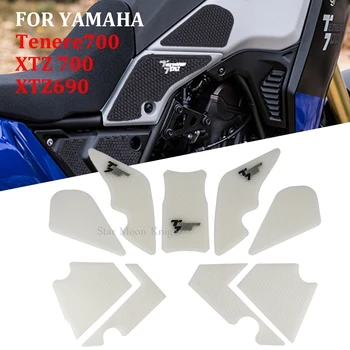 Motocicleta Non-alunecare Laterală a Rezervorului de Combustibil Autocolante Impermeabil Tampon Cauciuc Autocolant pentru YAMAHA Tenere 700 T700 XTZ 700 XTZ 690 2019 2020