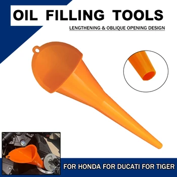 Long Stem Funnel Benzină de Umplere cu Combustibil lichid Anti-stropi de Motociclete Realimentare Instrumente Pentru Honda CB 1300 VTX Pentru Tiger 850 Pentru Ducati