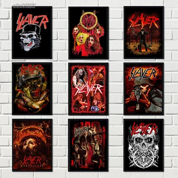 Slayer Heavy Metal Rock Band Album Postere Canvas Printuri Pictura Nordică Arta de Perete Imaginile pentru Home Decor Camera Cadouri pentru Baiat