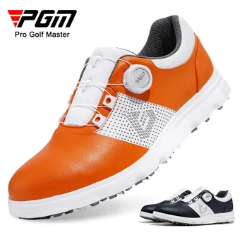 PGM Barbati Pantofi de Golf Buton Șireturile Anti-Alunecare rezistent la apa Pantofi Sport Bărbați Adidași XZ303