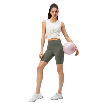 2022 Primăvara Și Vara Noi de Fitness pentru Femei Vesta de Înaltă Talie Curele de Gheață Uscare Rapidă Sport Top fără Mâneci Vesta Yoga