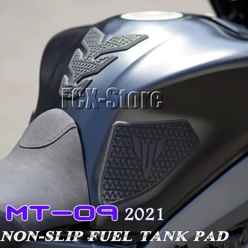 PENTRU YAMAHA MT-09 MT09 2021 Motocicleta Non-alunecare Laterală a Rezervorului de Combustibil Autocolante Impermeabil Tampon Cauciuc Autocolant