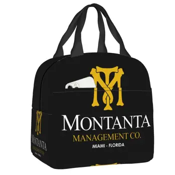 Montana Societate De Administrare Izolate Termic Sac De Masa De Prânz Pacino În Scarface Film Cu Gangsteri Portabil Prânz Recipient Alimente Școală Cutie