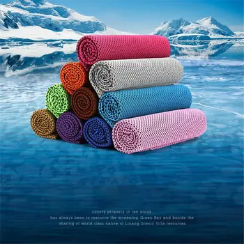 Senzație De Frig Răcire Prosop De Funcționare De Durată Instant Chill Înot, Gimnastică, Yoga, Sport Prosop Răcire Rapidă Quick-Dry Ice Prosop Fata