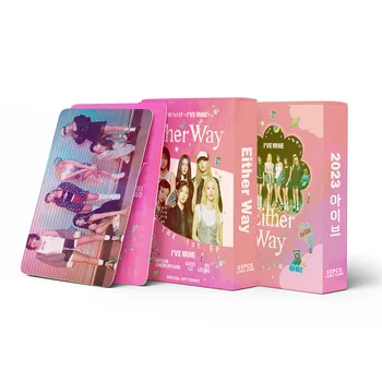 55pcs/Set KPOP IVE Album am pe a MEA Lomo Carduri HD de Înaltă Calitate Imprimate Foto Card Wonyoung Yujin Liz ga eul Rei Leeseo Fanii Cadou