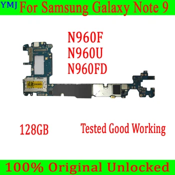 Livrare gratuita 100% Original Logica Bord Pentru Samsung Galaxy Nota 9 N960U N960F N960FD Placa de baza 128g Placa de baza Testate Complet