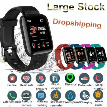 116 Plus Ceas Inteligent Bărbați Femei Rata de Inima Monitor de Presiune sanguina Bandă rezistent la apa Tracker de Fitness Smartwatch-Bratara relojes