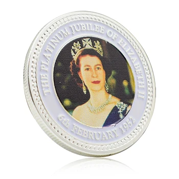 Marea BRITANIE Regina Elisabeta a II-Monedă de Argint Medalie de Sărbătorirea a 70 de ani de Meserii Colecție de Cadouri