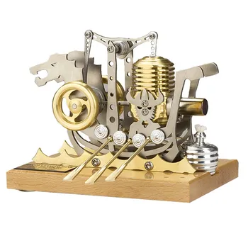 Mini Motor Stirling Model Mobile Metalice de Asamblare DIY Model de Precizie, Mașini de Jucărie Fizica Știință de popularizare a Științei Cadou