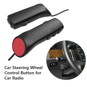 HD 7Key Auto Universal Volan Buton de la Distanță Controler Multi-funcțional Radio Auto GPS Navigatie DVD, Telecomanda cu Fir