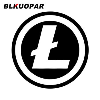 BLKUOPAR Litecoin Autocolant Auto Personalitate Creatoare Muri Tăiat rezistent la apa Grafica la Modă de protecție Solară Amuzant Auto Originale Styling