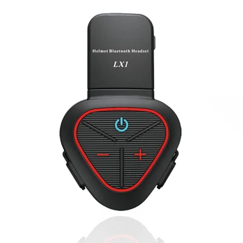 LX1 Motocicleta Vara Casca Speciala setul cu Cască Bluetooth Portabil CVC Inteligentă a Zgomotului Takeaway Cască Roșie