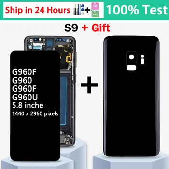 De Dimensiuni mici TFT S9 LCD cu rama pentru Samsung S9 G960 G960F G960N G9600 G Display LCD Touch Screen, Digitizer Inlocuire