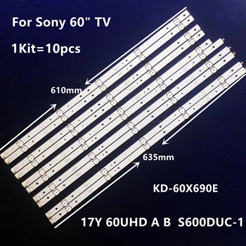 10SET de Fundal cu LED pentru Sony Kd-60x690e Kd-60x690 KD60X690E KD60X690 SONY 60 DE TV KD 60X690E A8387828A SVG600A36 O SVG600A36 B