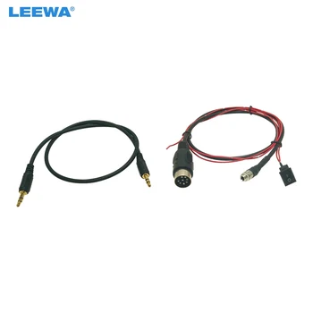 LEEWA Car Audio CD MP3 8pini AUX Adaptor Comutator Pentru Nissan Teana JM350 JK230 JM230 JK200 Radio AUX Cablu #CA7122