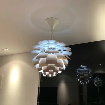 LED-uri moderne con de Brad Lumini Pandantiv Louis Design Candelabru Living Decor Acasă Aluminiu Agățat Lămpi de Anghinare Suspensie