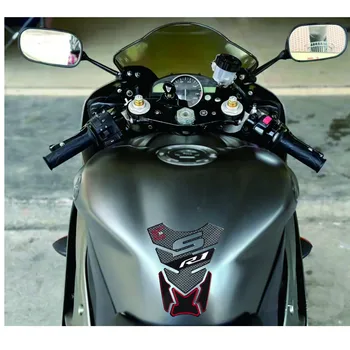 Rezervor motocicleta Autocolant 3D Cauciuc Gaz Combustibil Rezervor de Ulei Pad Protector de Acoperire Autocolant Decalcomanii Pentru YAMAHA R1 R 1 R1M YZF-R1